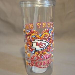 Kansas City Chiefs Heart Tumbler
